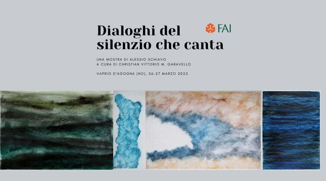 “Dialoghi del silenzio che canta”: la nuova mostra di Alessio Schiavo